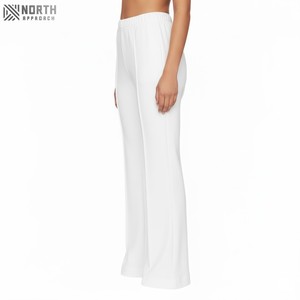 Oversized Joggers 100% Cotton French Terry Heavyweight <b>Black</b> Flared Sweat Track Pants <b>Men</b> Joggers For <b>Mens</b> Winter Trousers - Product Image 3