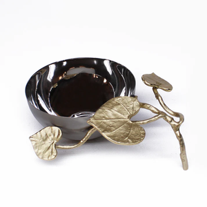 Bols de service en acier les plus vendus en argent et or avec des bols à salade de fleurs dorées bols à fruits ronds pour la décoration intérieure usine directe - Product Image 5