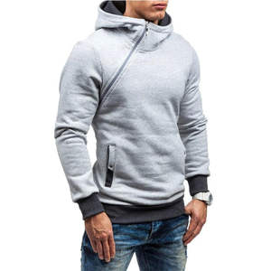 Ropa de hombre personalizada Top básico Loose Fit Pareja Tallas grandes con capucha Suéter estampado personalizado Básicos Sudadera con capucha de mezcla de algodón para hombres - Product Image 3