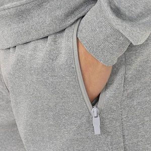 Ensemble de survêtement décontracté à capuche pour homme, 100% coton, uni, écologique, pour l'extérieur, été, grande taille en solde ! - Product Image 6