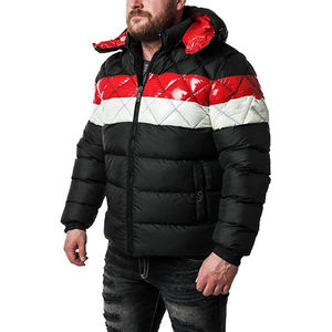 Chaquetas de Invierno Acolchadas para Hombre, de Nailon/Poliéster, Impermeables, Reversibles, Bordadas, Colores Personalizados, Estilo Urbano, con Capucha - Product Image 2