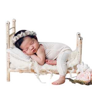 เตียงไม้สำหรับถ่ายรูปเด็กทารกอุปกรณ์สำหรับถ่ายรูปเด็กทารก - Product Image 3