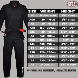 Professionnel personnalisé hommes meilleure tendance de haute qualité Durable et à la mode femmes Jiu Jitsu Gi uniformes pour Arts martiaux-MMA - Product Image 2