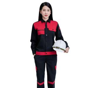 ชุดทำงานนิรภัยแบบมองเห็นได้ชัดเจนสำหรับผู้ชาย ยี่ห้อ FMF ทนทานต่อการฉีกขาด สวมใส่สบาย ระบายอากาศได้ดี ทนทาน แขนยาว ป้องกันรอยยับ ซักได้ ผลิตจากผ้า TC - Product Image 1