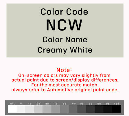 สีขาวครีม