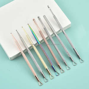 Removedor de Esmalte de Uñas Profesional de Acero Inoxidable, Empujador de Cutículas, Pulidor de Uñas de Doble Punta, Cuidado de Uñas para Manicura y Pedicura - Product Image 3