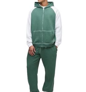 ชุดวอร์มผู้ชายคุณภาพดี ระบายอากาศได้ดี มีฮู้ด ผ้าฟลีซ สำหรับฤดูหนาว ป้องกันแบคทีเรีย แขนยาว เหมาะสำหรับออกกำลังกายกลางแจ้ง สวมใส่สบายๆ - Product Image 6