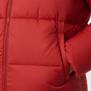 <b>Men</b> Streetwear <b>Canvas</b> Puffer <b>Jacket</b> Winter Warm Lightweight Quilted Hooded Breathable Outerwear Comfortable Windproof Front - Product Image 3