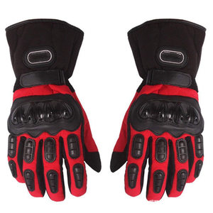 Gants de course de moto et de moto Logo personnalisé Gants de moto en cuir véritable à doigts entiers - Product Image 3