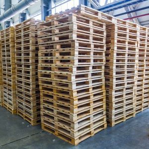 พาเลทไม้มาตรฐาน EPA พาเลทยูโร 1200 x 800 ลังไม้สนสำหรับขนส่งอุตสาหกรรม - Product Image 6