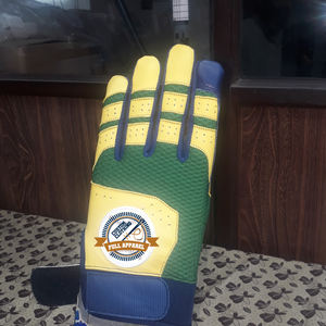 Guantes de bateo de béisbol profesionales de alta calidad, cuero y nailon, gran sensación táctil, OEM disponible, los más demandados al por mayor - Product Image 3