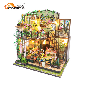 Hongda M2322 Darcy Flower Room Nuova Casa delle Bambole in Legno Fai-da-Te Kit Miniature per Ragazze - Product Image 4