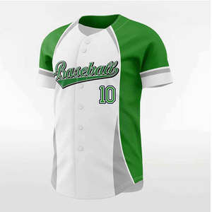 เครื่องแบบเบสบอลปักชื่อหมายเลขเสื้อระบายอากาศได้ดีชุดกีฬาเบสบอลมีผ้าซับเหงื่อออกแบบได้ตามต้องการ - Product Image 2