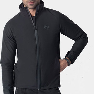 2024 chaqueta Softshell personalizada para hombre cómoda calefacción al aire libre senderismo impermeable con cremallera cuello alto High Street nueva letra - Product Image 5
