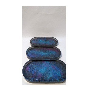 Most Demanded <b>Resin</b> Tray with Handle Home <b>Gift</b> Large Selling Personalise Quality Wholesale Price In India - Product Image 1