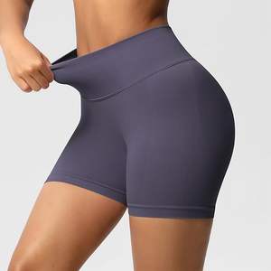 Wholesale Women's Yoga Sets Sportswear Workout High Waist Yoga Fitness 4 Way Stretchable Butt Lifting Breathable Sports Shorts - Product Image 3
