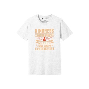 Camiseta de algodón 100% con temas de bondad, estampado de estilo informal, 12 opciones de color, 160-180, colocación de diseño personalizable GSM pesado - Product Image 2