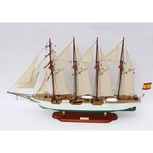 トールシップモデルJUANSEBASTIAN DE ELCANO-家の装飾のための木製モデルの船-販売のための高品質の船モデル