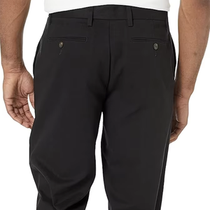 CUSTOM LOGO BANGLADESH FACTORY DIRECT WHOLESALE NEW <b>COMFY</b> STRETCH DRESS <b>WORK</b> PANTS QUICK DRY CASUAL SLACKS TROUSERS APPAREL - Product Image 1