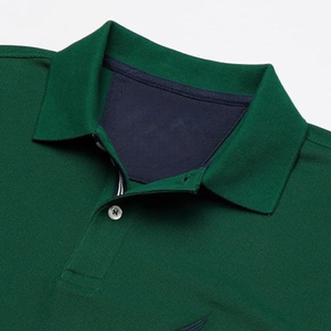 Camisa de Golf para Hombre, de Algodón, Secado Rápido, Elástica en Cuatro Direcciones, Transpirable, Absorbe la Humedad, Tinte Liso, Estilo Casual de Negocios - Product Image 5