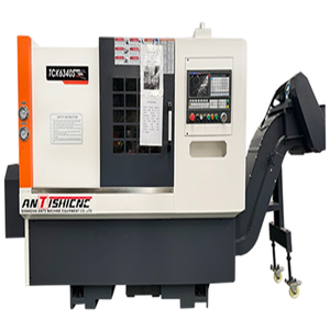 Tour à lit incliné CNC automatique TCK6340s Machine de découpe de métal à un prix - Product Image 1