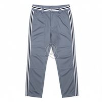 Pantalones de béisbol a rayas blancos clásicos Tela de poliéster Ropa deportiva de entrenamiento de longitud completa Pantalones de uniforme de equipo personalizado