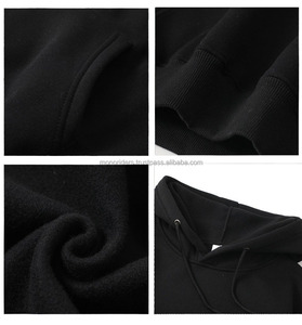 OEM Custom Side Striped Cotton Fleece Breathable Hoodie Jogger Sweatpants Set Sweatsuit Jogging Suit Stack Regular Fit Men - Product Image 6