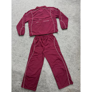 Survêtement décontracté personnalisé en polyester/coton léger avec fermeture éclair pour homme – Coupe régulière, respirant, coupe-vent, idéal pour l'été (vente en gros) - Product Image 2