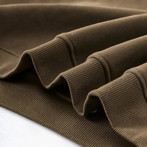 Venta al por mayor 2025 logotipo personalizado pulóver con capucha hombres de alta calidad de gran tamaño de lana de invierno ropa de calle nueva tendencia patrón sólido - Product Image 3