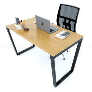 Bamboo Laptop <b>Desk</b> 120x70cm Foldable with Metal Legs for Home & School Use - Product Image 3
