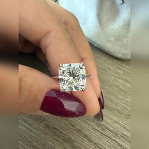 Bague de fiançailles en diamant de laboratoire taille coussin 3 carats, or massif 18 carats, luxe, certifiée IGI, clarté VVS1, achat en gros, expédition mondiale, fournisseur - Product Image 2