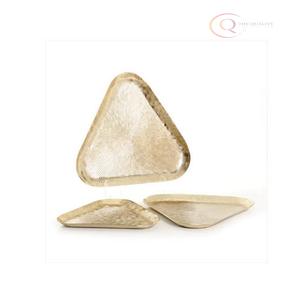 Plateau décoratif en métal artistique pour la décoration de table |   Ajoute du charme et du style à tout espace habitable - Product Image 4