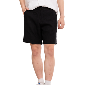 Vente en gros ODM/OEM Short en maille de lin pour homme avec impression personnalisée fabriqué au Vietnam - Product Image 3