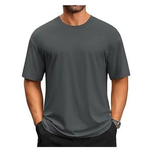 T-shirt pour homme en coton 100% de qualité supérieure, uni, 260 g/m², col rond, manches courtes, t-shirt décontracté pour le sport, pour homme - Product Image 3