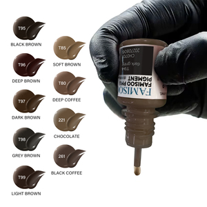 Pigment liquide pour tatouage des sourcils NUOJO OEM, couleur constante pour les artistes PMU et les débutants, flacon de 5 ml, pigment de <span class=keywords><strong>maquillage</strong></span> <span class=keywords><strong>permanent</strong></span> - Product Image 2