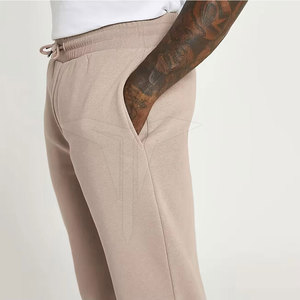 Pantalon de survêtement en toile pour homme avec poches latérales et cordon de serrage à la taille, haute qualité, prix abordables, pantalon d'entraînement, coupe ajustée - Product Image 3
