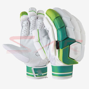 Nuevo 2024 Guantes de bateo de cricket de la mejor calidad Guantes de seguridad de dedo hechos de cuero Guantes de cricket cómodos Guantes de bateo - Product Image 4