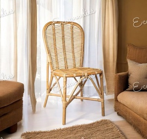 Modern Style Handcrafted Natural Bamboo <b>Chair</b> Elegant Wicker <b>Chair</b> <b>Outdoor</b> Indoor Garden <b>Chair</b> - Product Image 2