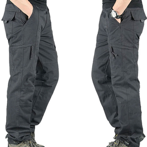 Ideal para hacer senderismo, acampar o viajar con estilo táctico, pantalones Cargo para hombres, hechos de tela de sarga lavada suave, pantalones Cargo para hombres - Product Image 6
