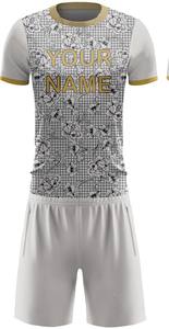 Uniforme de fútbol ajustable de alta calidad para hombre, camiseta ligera transpirable antiarrugas, ropa de fútbol totalmente personalizable - Product Image 2