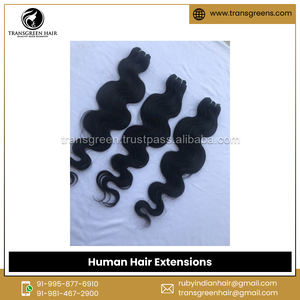Exportador mundial que vende extensiones de cabello humano virgen peruano con ondas corporales de cabello brasileño de excelente calidad al menor precio - Product Image 3