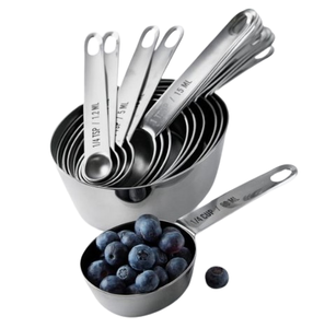 Utensilios de cocina personalizados Tazas de capacidad de acero inoxidable Tazas medidoras de metal personalizadas con descuento al por mayor - Product Image 4