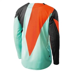 Maillot de course de motocross personnalisé bon marché vente en gros vêtements de sport en polyester entièrement colorant impression par sublimation séchage rapide respirant - Product Image 2