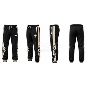 Survêtement sur mesure grande taille avec impression en relief, vente en gros à prix avantageux, survêtement avec impression en relief pour hommes - Product Image 6