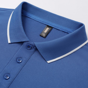 Polo de manga corta para hombre de alta calidad con cuello clásico, tela transpirable de verano y estilo casual, hecho en Pakistán. - Product Image 6