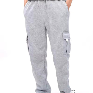 Pantalones de Forro Polar Unisex al por Mayor, Resistentes al Viento, 100% Algodón, Estilo Hip Hop, con Logotipo Personalizado, para Deportes al Aire Libre - Product Image 1