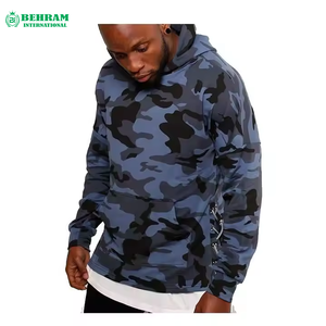 Sweat à capuche unisexe en coton épais avec impression en relief, coupe classique, impression personnalisée, luxe, molleton/polaire bouclée - Product Image 5