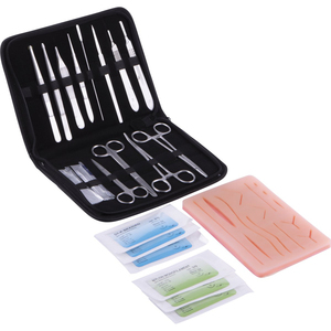 Kit de pratique de suture médicale avec pince porte-aiguille outils de suture chirurgie mineure ensemble d'instruments de dissection CE OEM disponible - Product Image 5