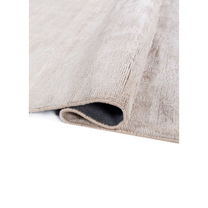 Tapis classiques rayés en viscose tissés à la main, beige brun, rectangulaires, 10 mm, technique Jacquard pour la maison, le couloir, la chambre - HPV-7020 - Product Image 2
