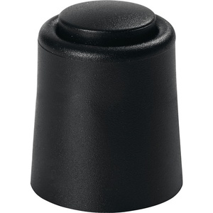 Butoir de porte noir anti-courant d'air 29 mm avec montage sur cheville de 35 mm de hauteur - Product Image 1